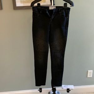 Embellished skinny jeans